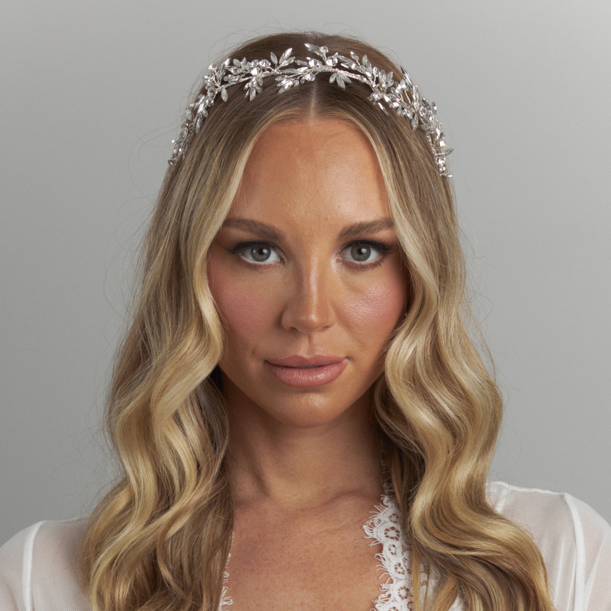 Yasmine Crystal Bridal Headpiece Hair Accessories - Headpieces