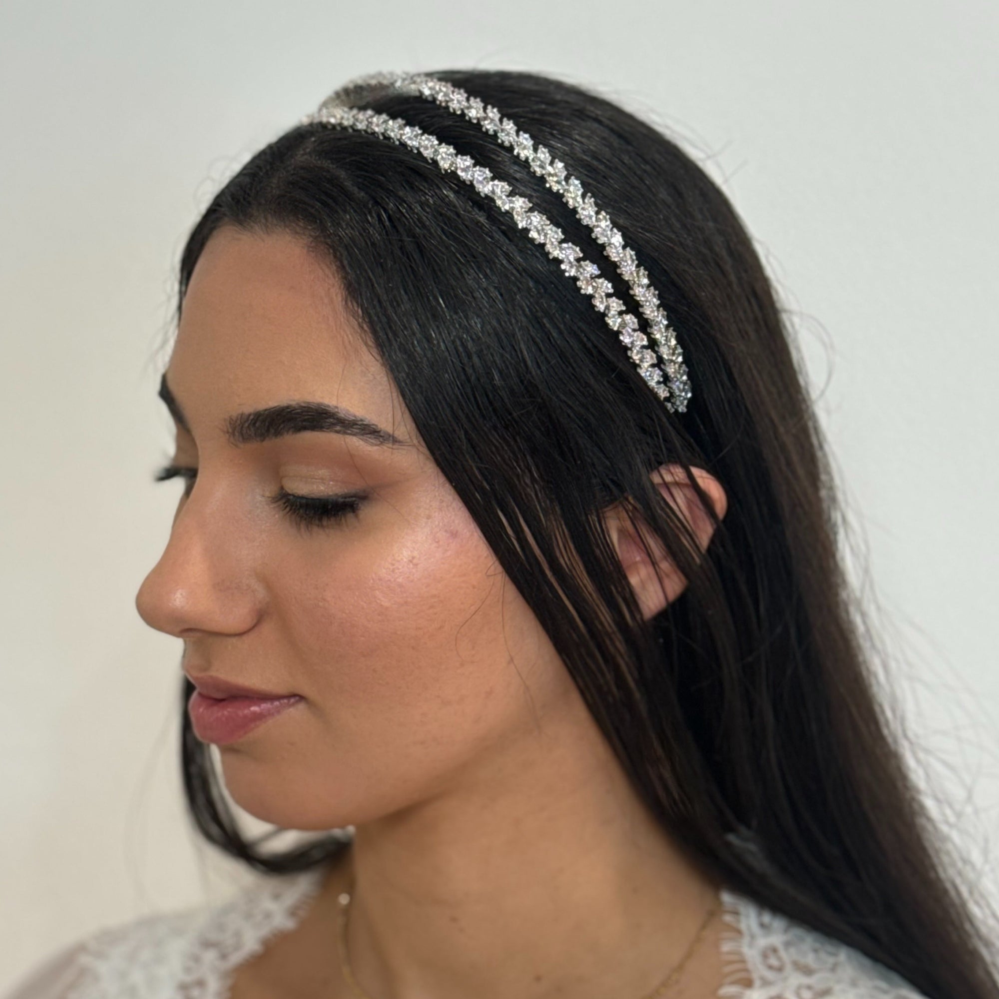 Brava Crystal Bridal Headpiece Hair Accessories - Headbands,Tiara