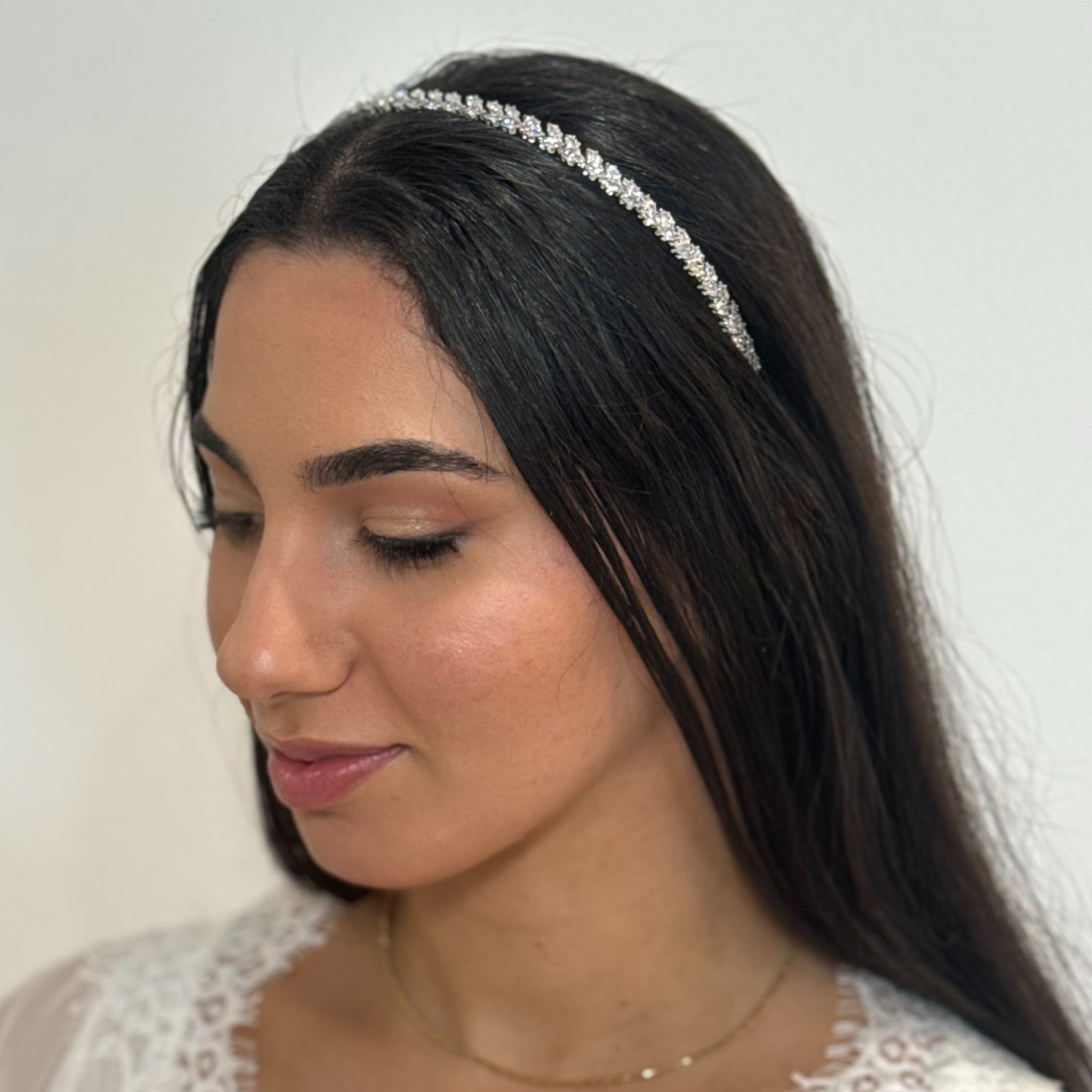 Brava Crystal Bridal Headband Hair Accessories - Headbands,Tiara