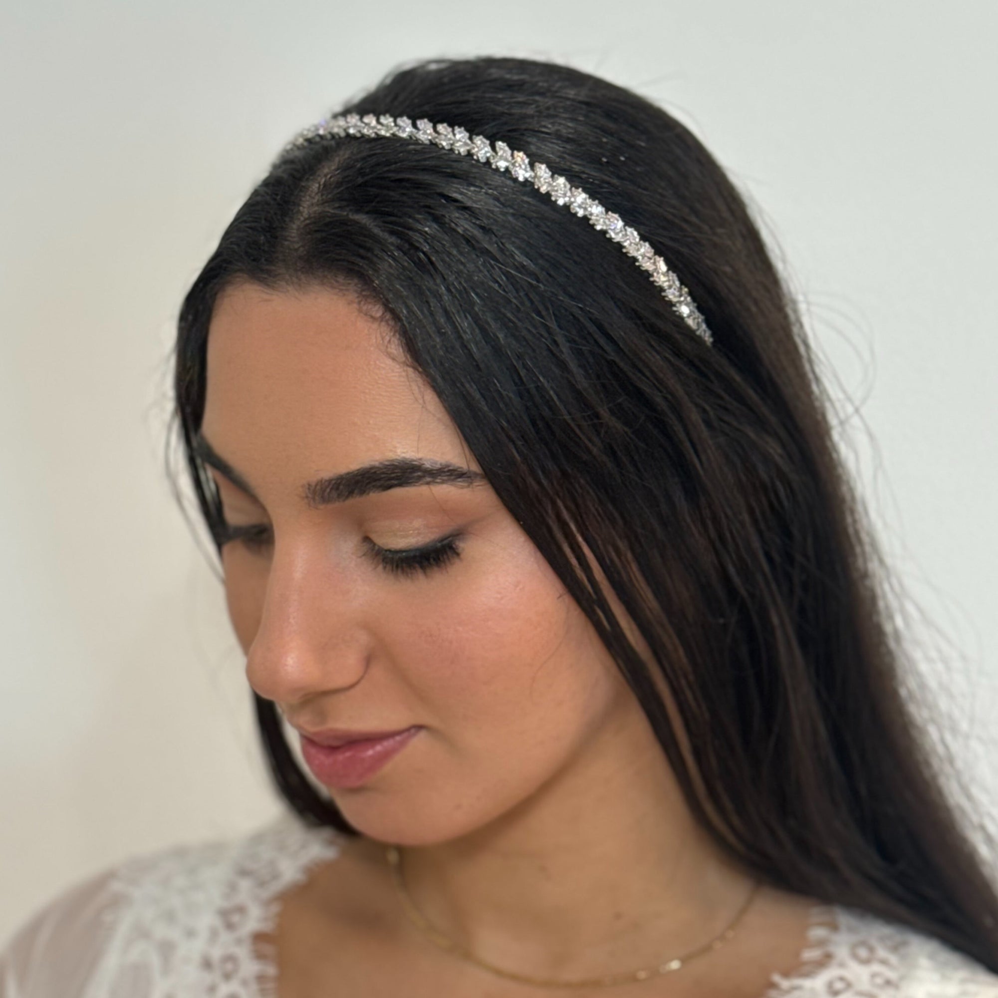 Brava Crystal Bridal Headband Hair Accessories - Headbands,Tiara