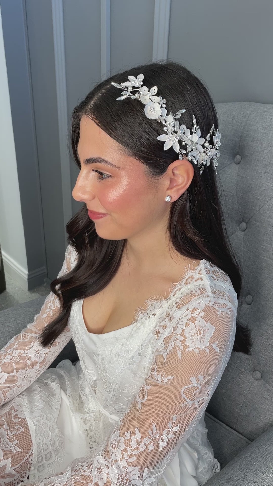 Marcela Floral Bridal Headpiece