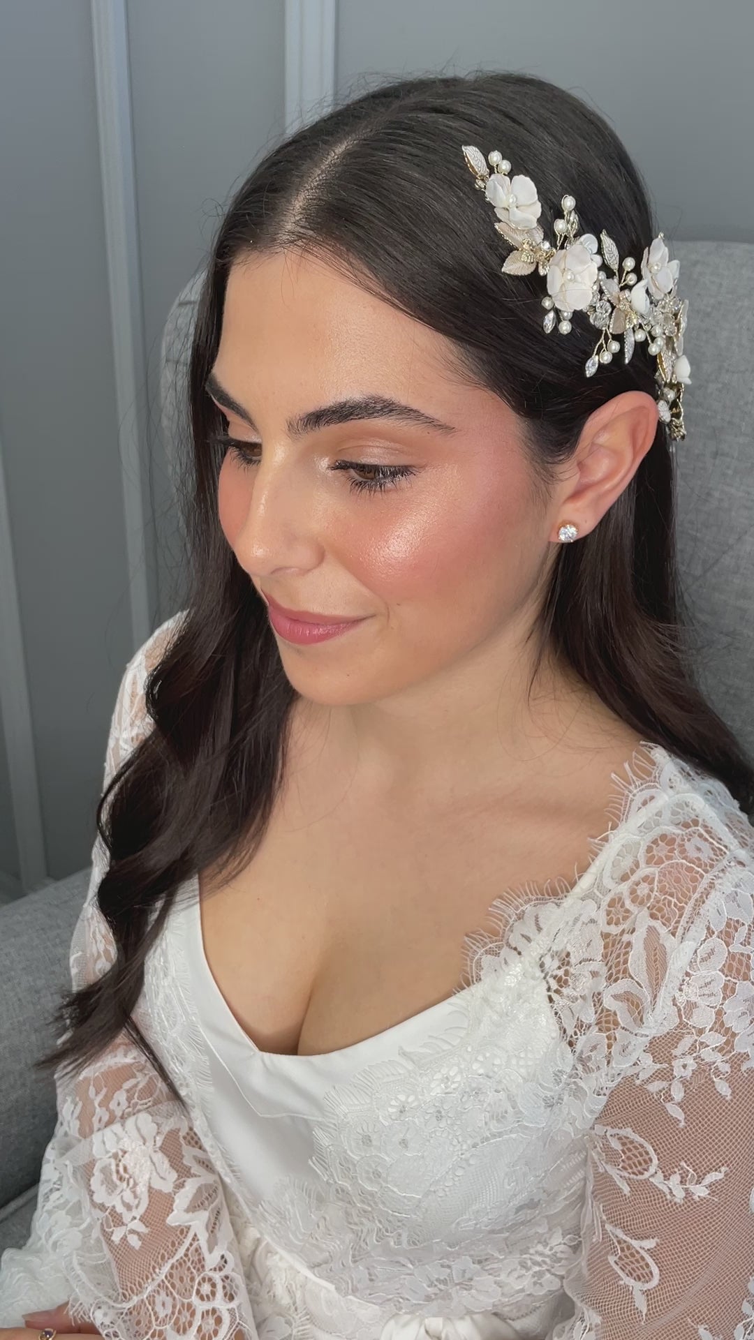 Sabby Pearl Bridal Clip