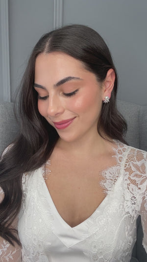 Vanda Bridal Earrings (Clip)