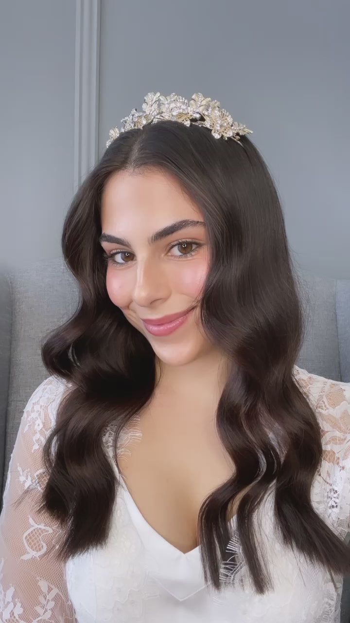 Raakel Crystal Bridal Crown