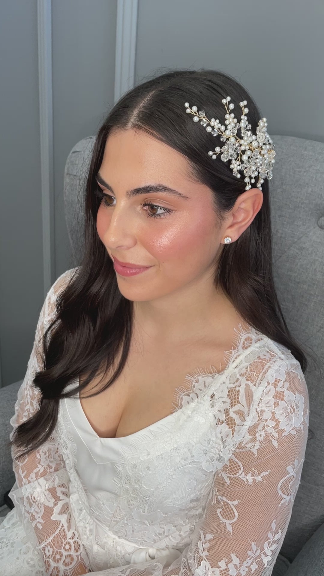 Kaisa Pearl Bridal Hairclip