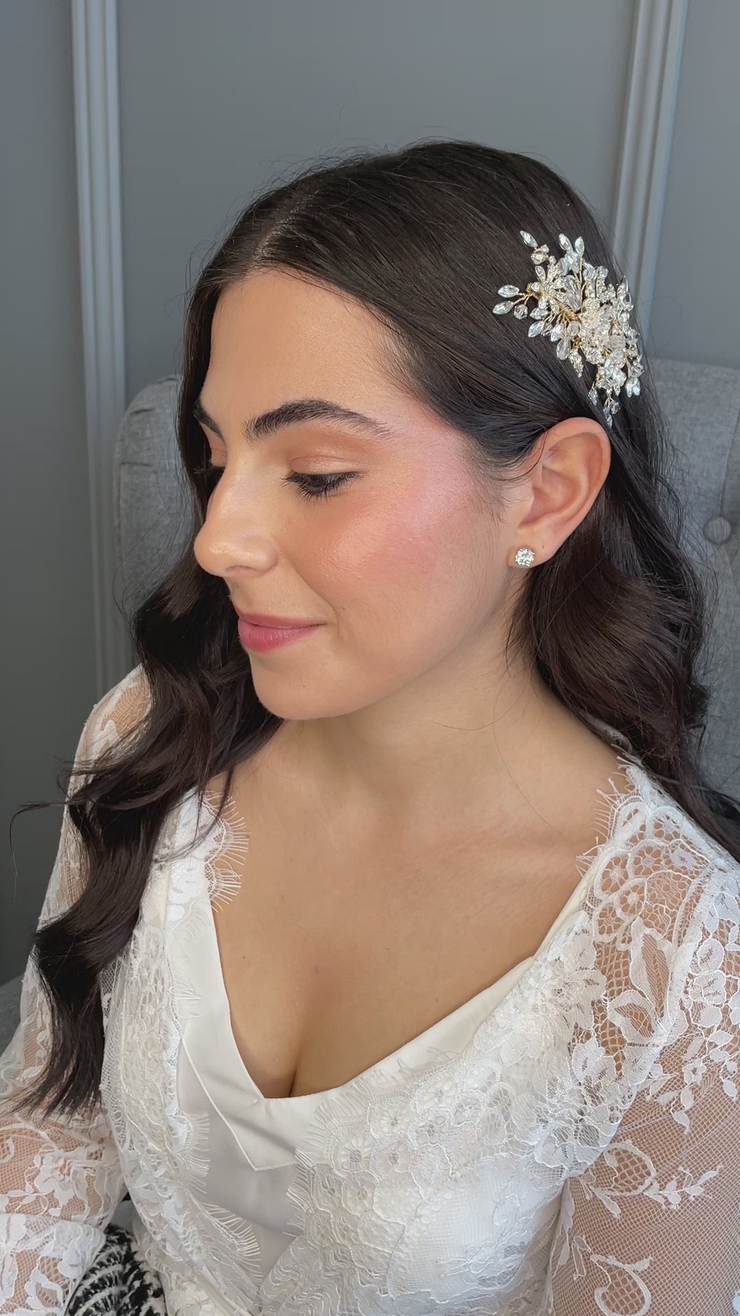 Bridget Crystal Bridal Headpiece