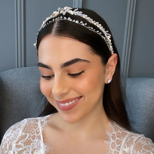Velma Bridal Headband Hair Accessories - Headbands,Tiara    