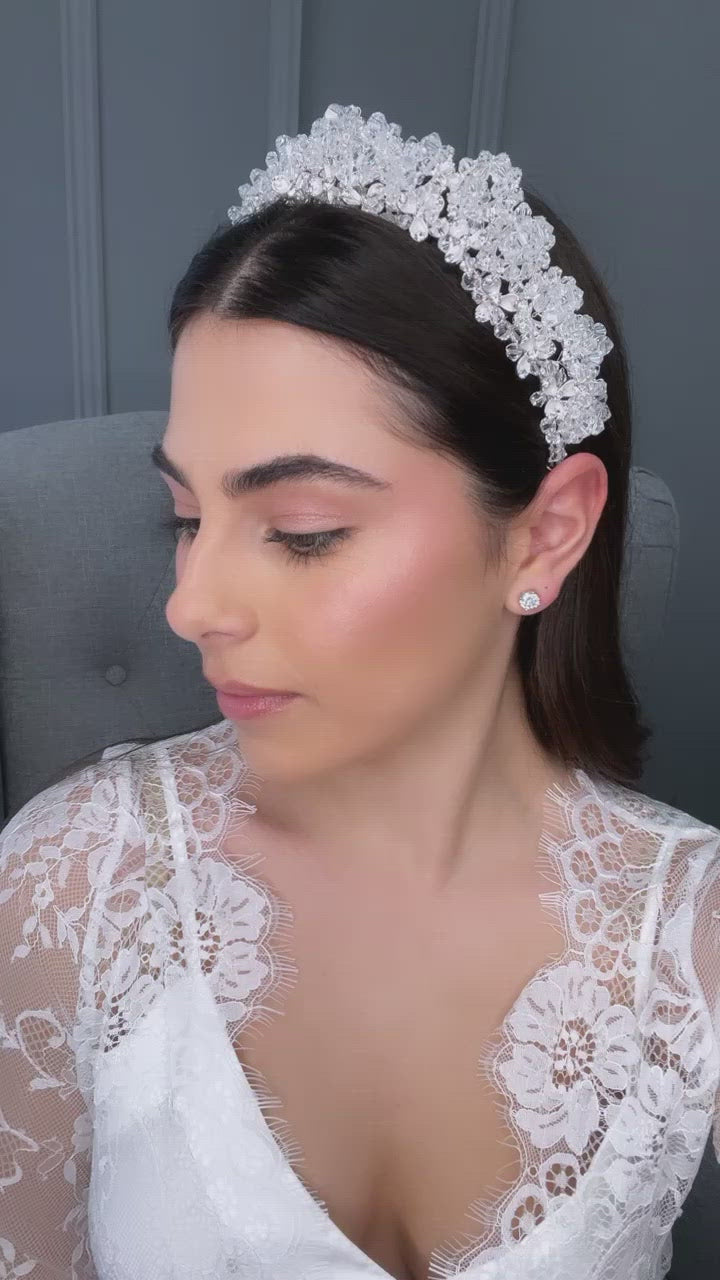 Abigail Crystal Bridal Crown