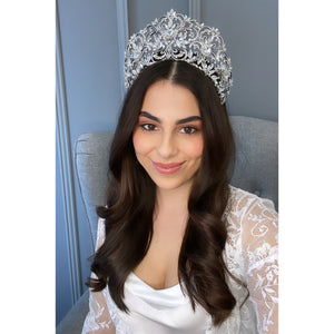 Amethyst Bridal Crown Hair Accessories - Tiara & Crown    