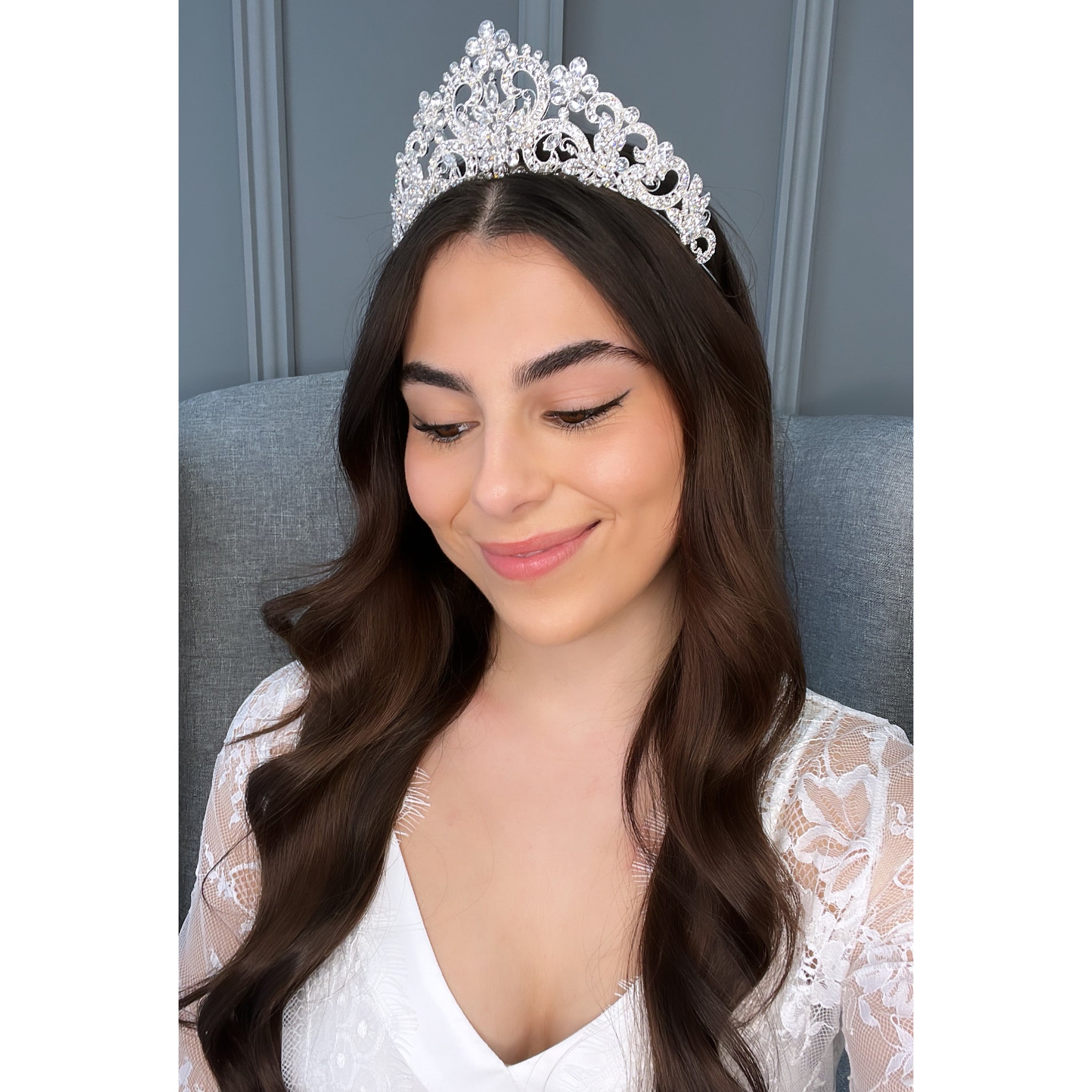 Bellazza Bridal Crown Hair Accessories - Tiara & Crown    