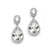Cate Bridal Earrings (Clip On) Earrings - Classic Short Drop    