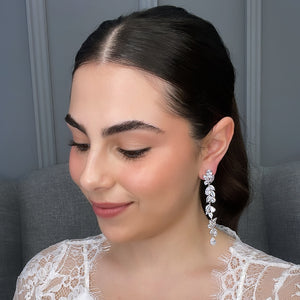 Layne Bridal Earrings Earrings - Long Drop    