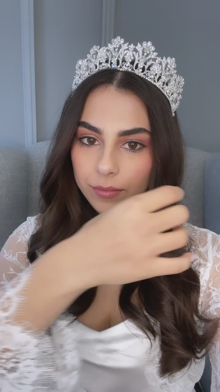 Talisa Crystal Bridal Crown