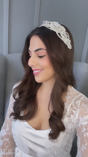 Amina Bridal Flat Headband
