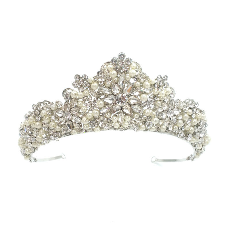 Trista Bridal Crown - Roman & French