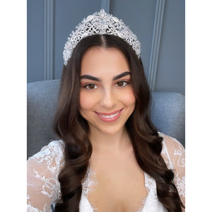 Isma Bridal Crown Hair Accessories - Tiara & Crown    