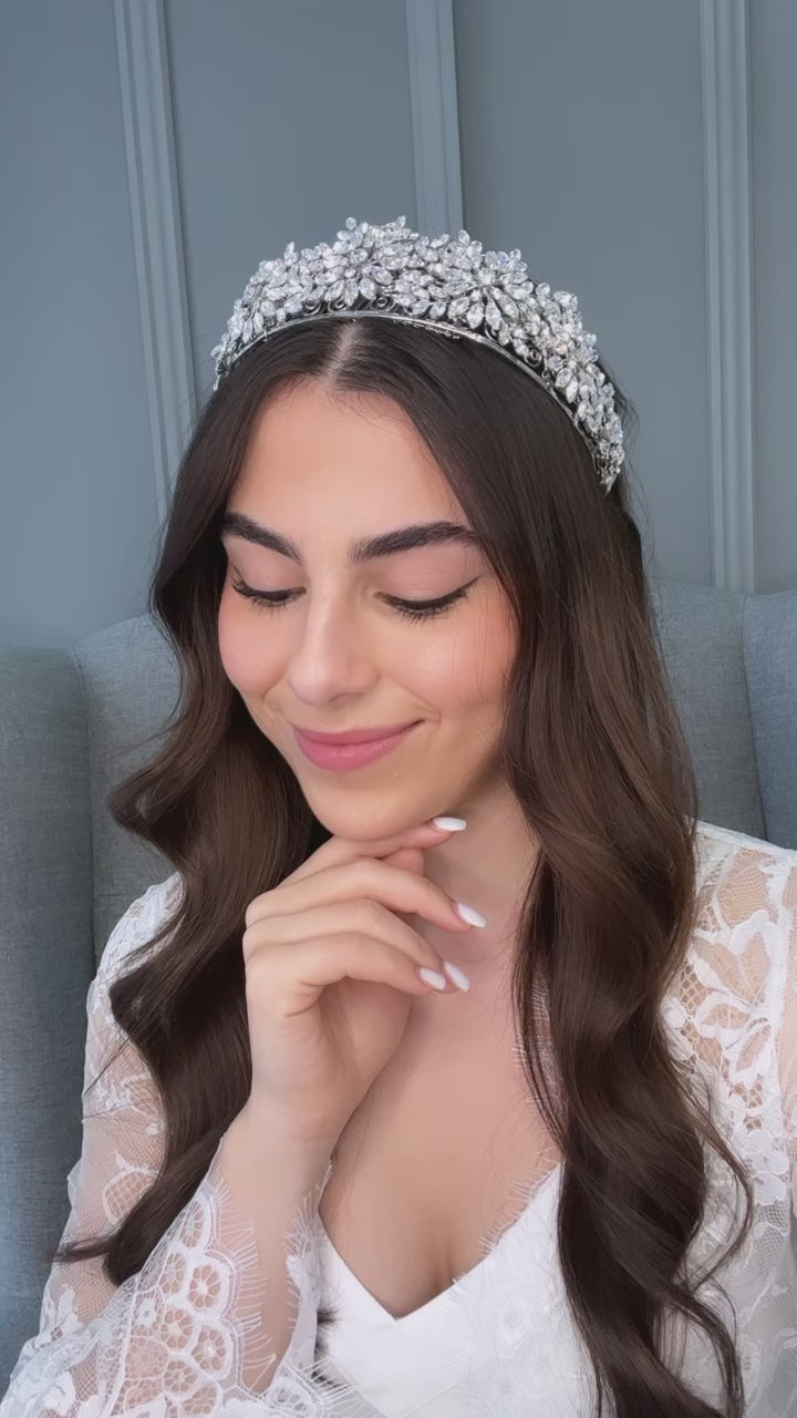 Jasmine Crystal Bridal Tiara