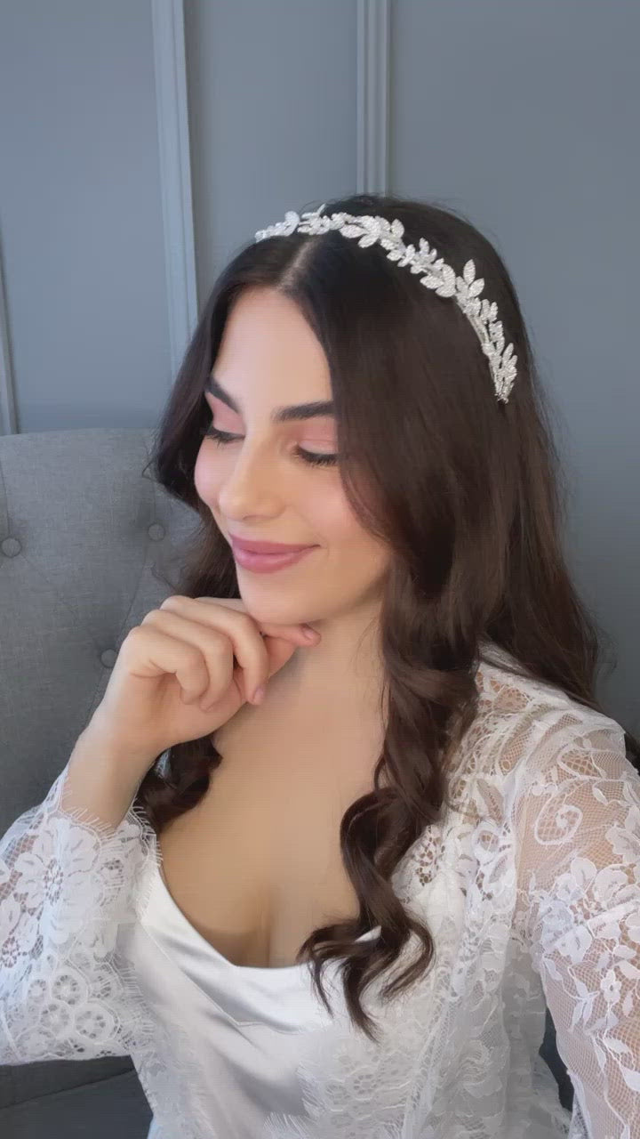 Aija Crystal Bridal Headband