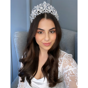 Lardine Bridal Crown Hair Accessories - Tiara & Crown    