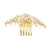 Whitney Bridal Hair Comb - Gold Hair Accessories - Hair Comb    