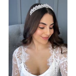 Roxanne Bridal Crown Hair Accessories - Tiara & Crown    