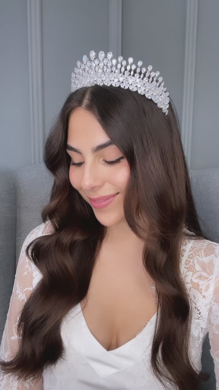 Piper Crystal Bridal Crown