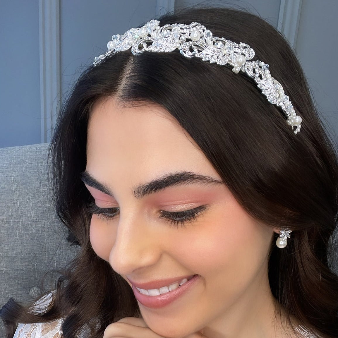 Oriana Crystal Bridal Headband Hair Accessories - Headbands,Tiara