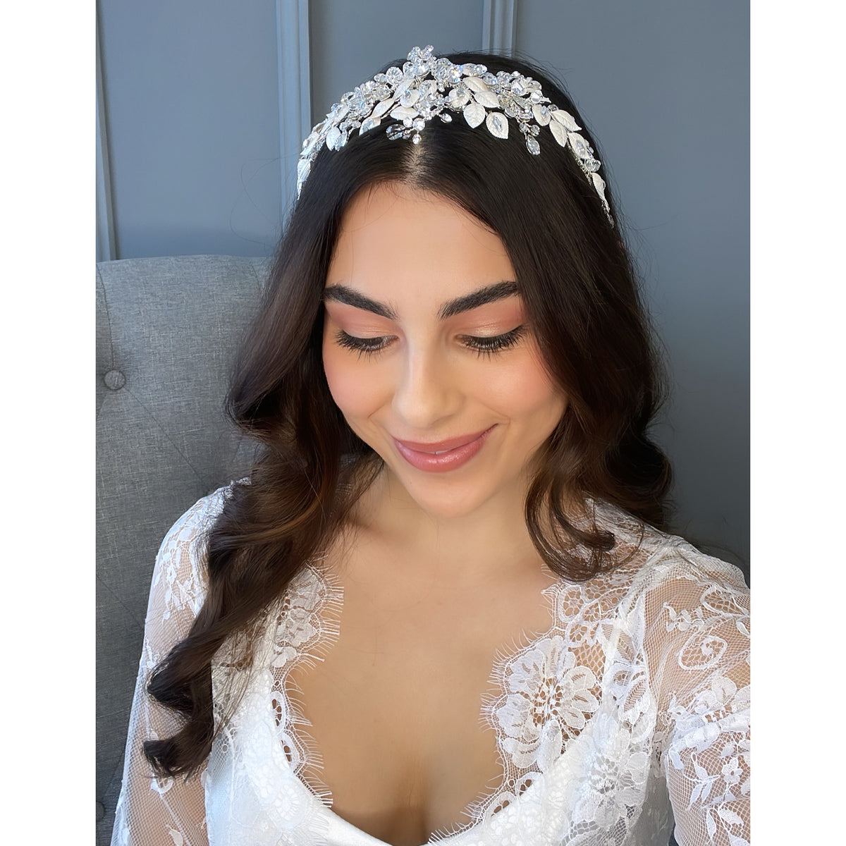 Alilia Crystal Bridal Headpiece Hair Accessories - Headpieces
