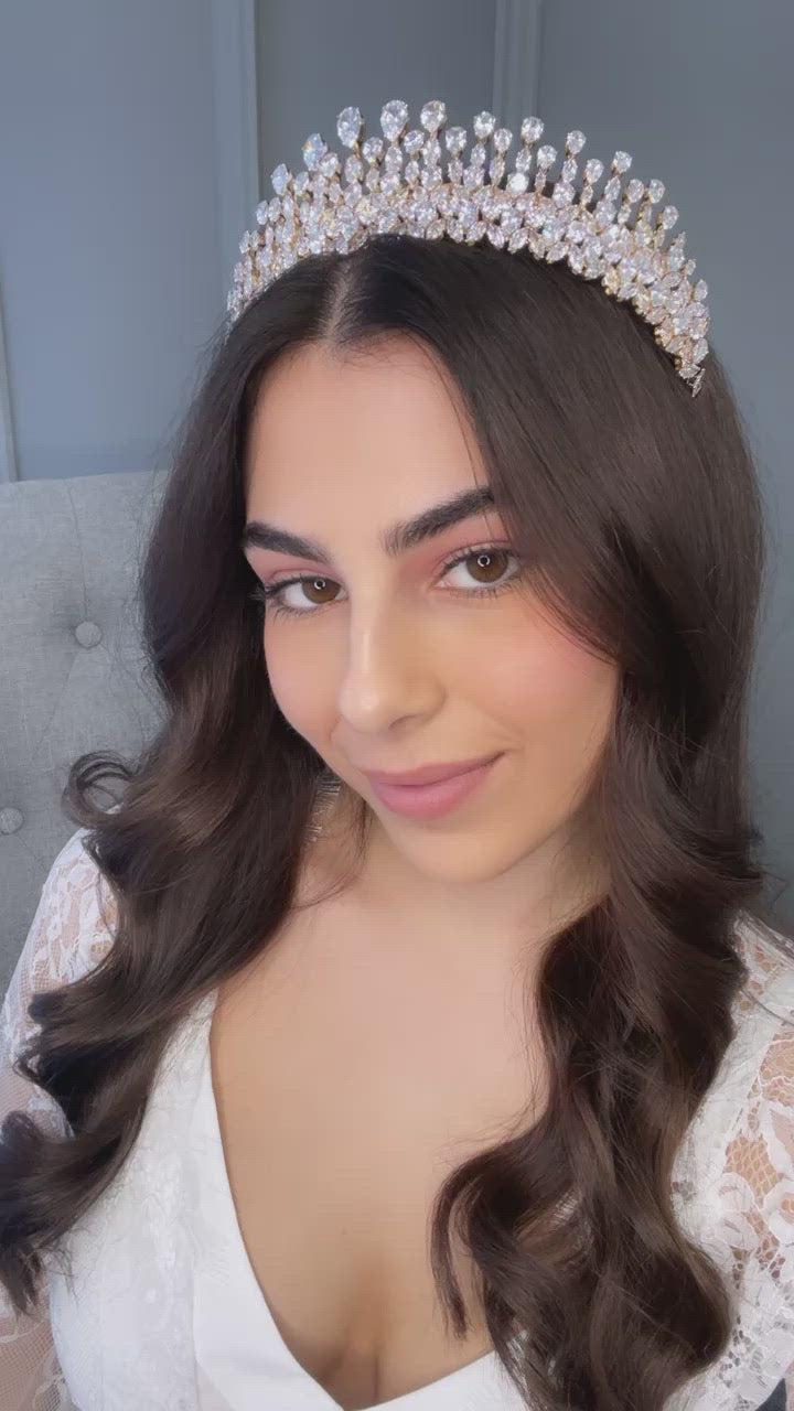 Piper Crystal Bridal Crown