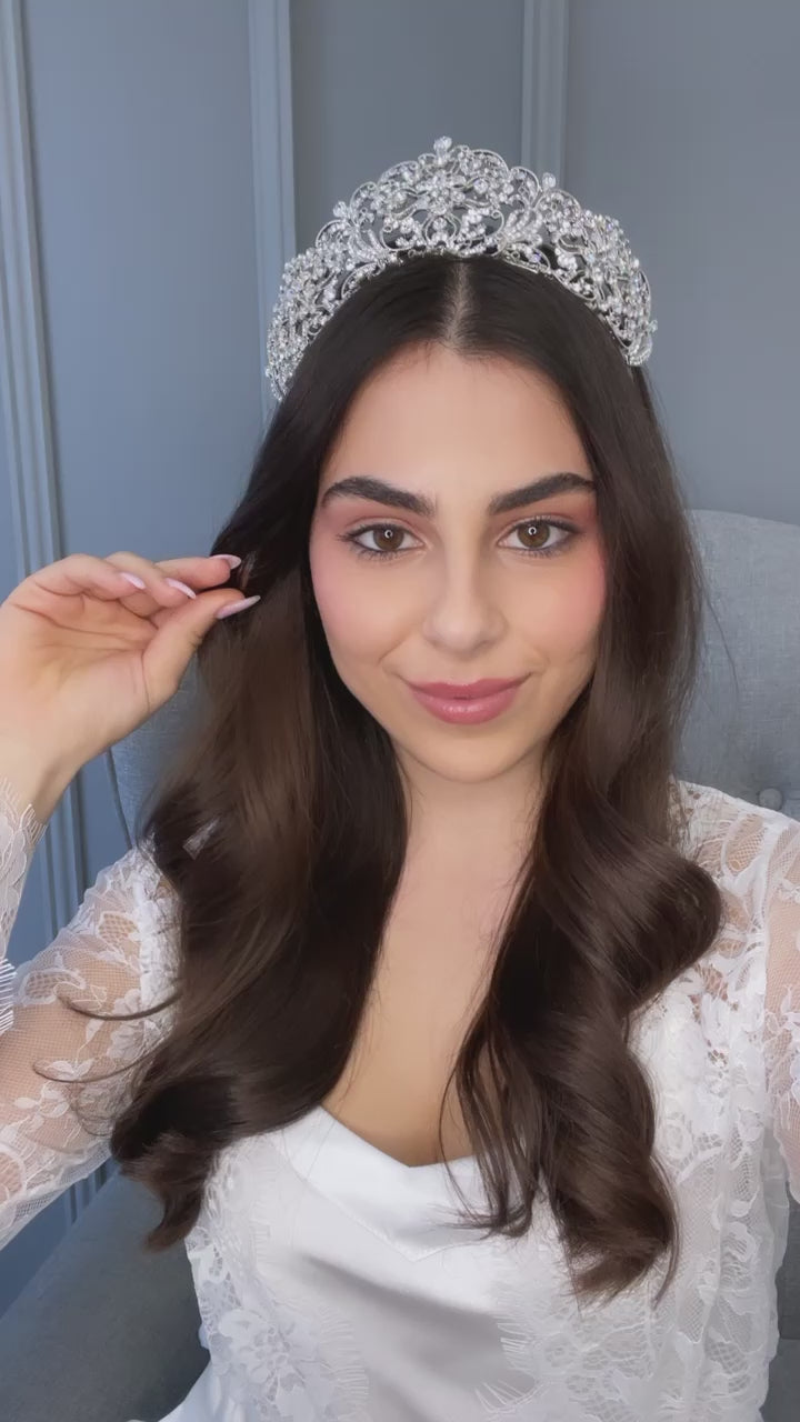 Busto Crystal Bridal Tiara