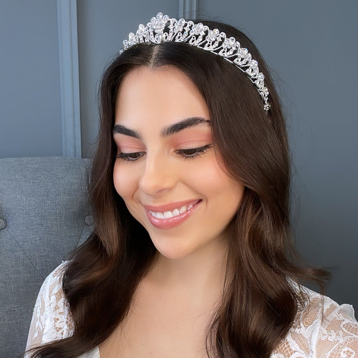 Binx Crystal Bridal Tiara Hair Accessories - Tiara & Crown