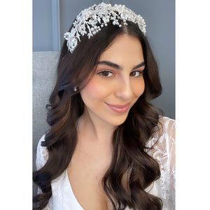 Aspen Bridal Flat Headpiece Hair Accessories - Headpieces    