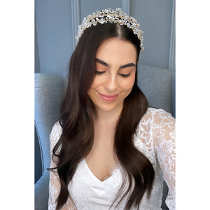 Imogen Triple Bridal Headband Hair Accessories - Headbands,Tiara    