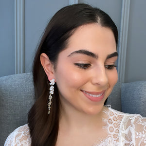 Layne Bridal Earrings Earrings - Long Drop    