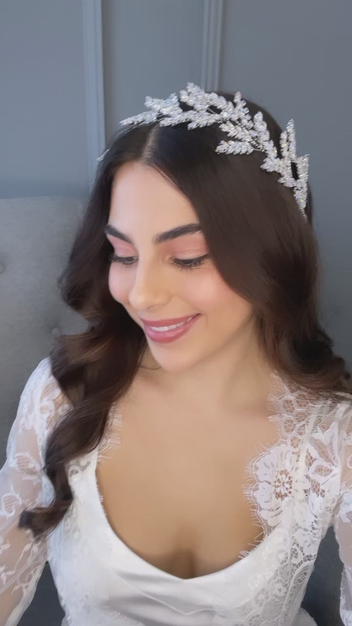 Esmee bridal wedding headpiece headband