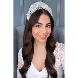 Cagla Bridal Tiara Hair Accessories - Tiara & Crown    