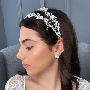 Evina Double Headband Hair Accessories - Headbands,Tiara    