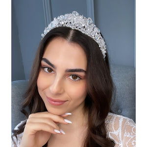Betsy Bridal Crown Hair Accessories - Tiara & Crown    