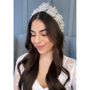 Ottilie Crown Hair Accessories - Tiara & Crown    