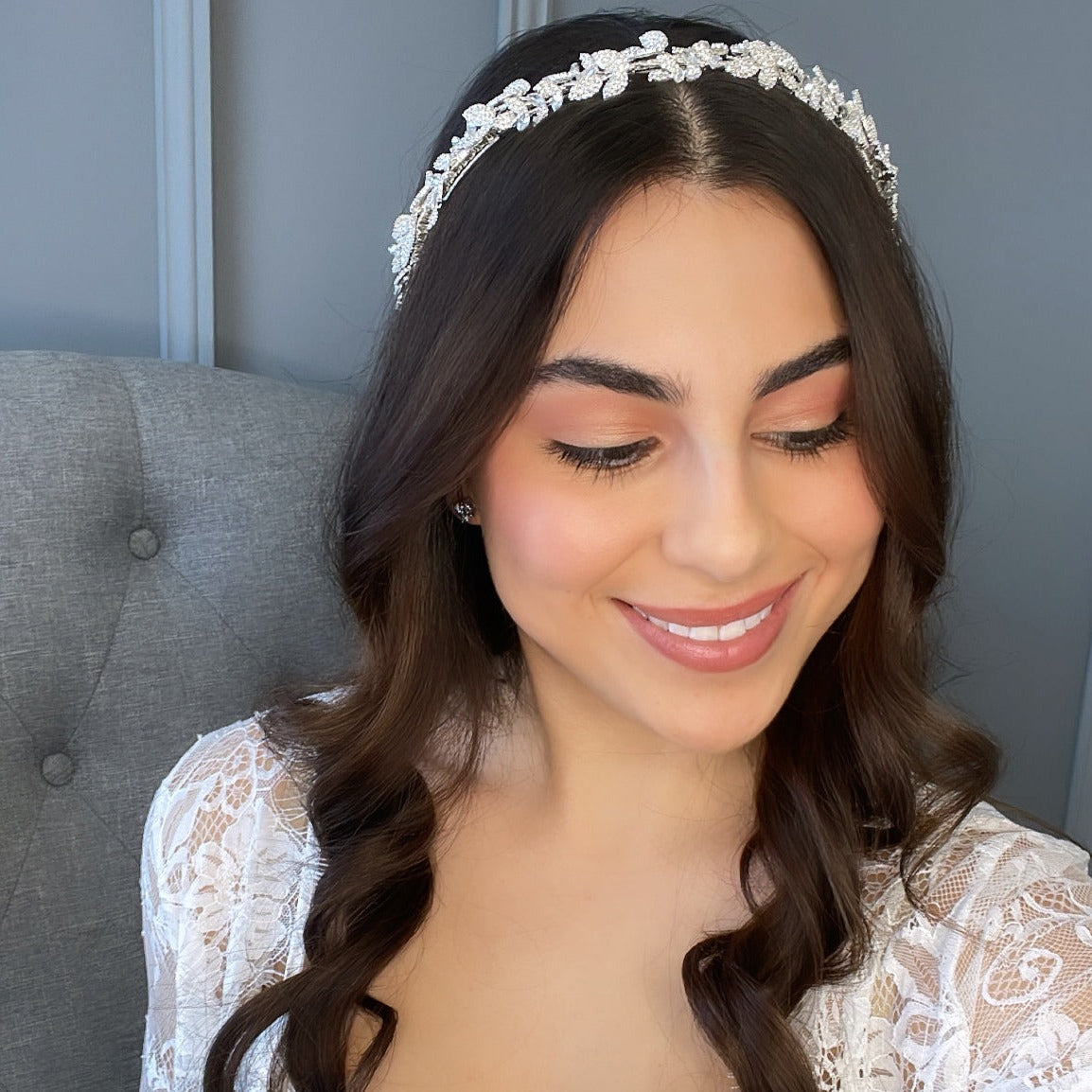 Aija Crystal Bridal Headband Hair Accessories - Headbands,Tiara