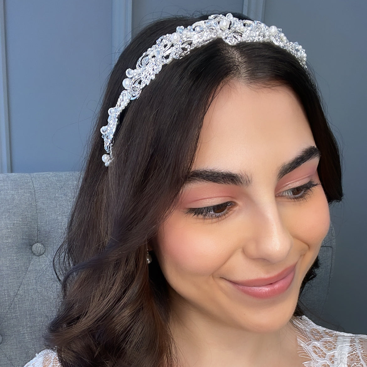 Oriana Crystal Bridal Headband Hair Accessories - Headbands,Tiara