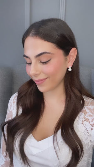 Bastia Pearl Bridal Earrings