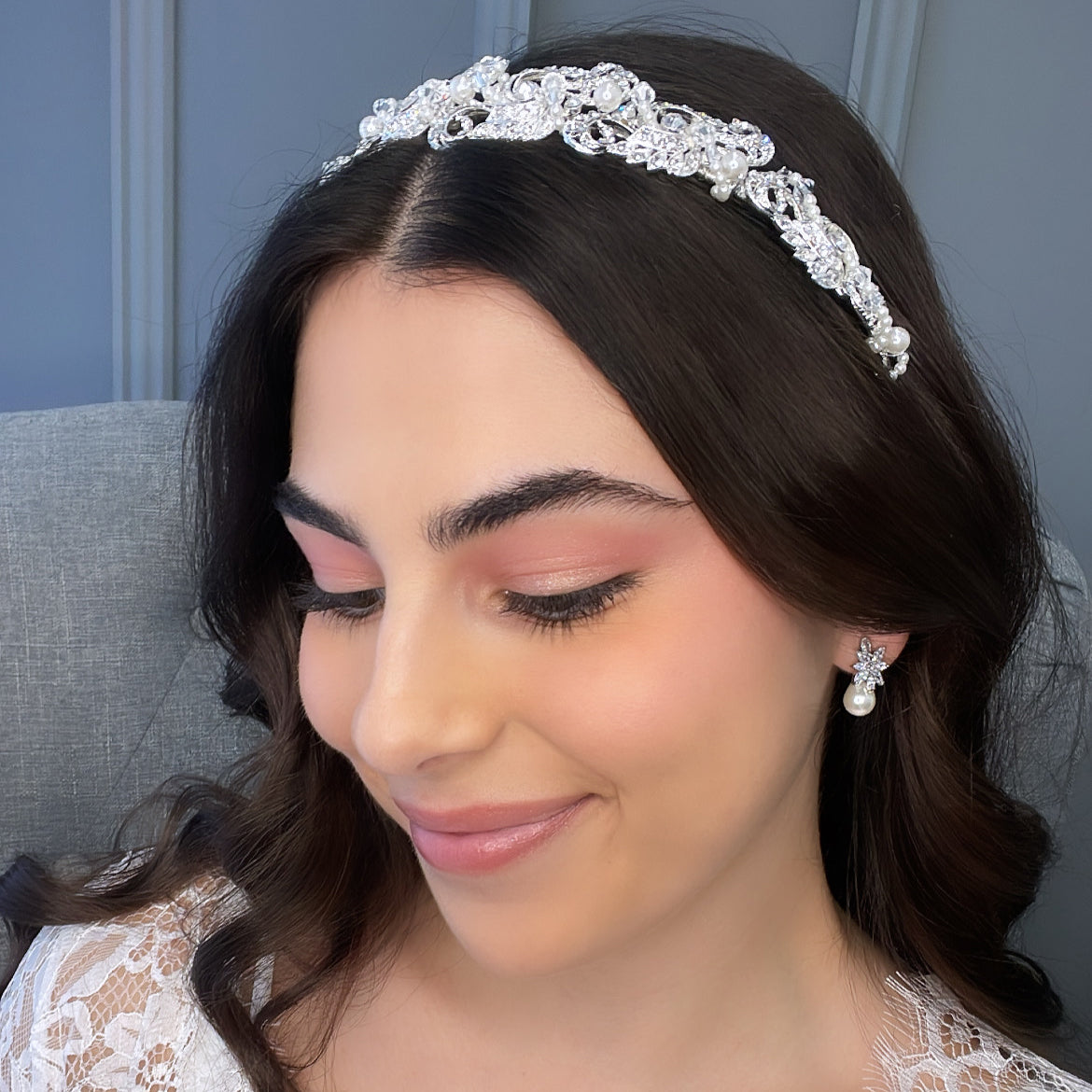 Oriana Crystal Bridal Headband Hair Accessories - Headbands,Tiara