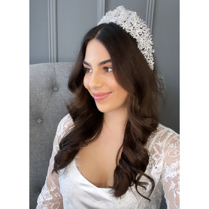 Ayana Bridal Crown Hair Accessories - Tiara & Crown    