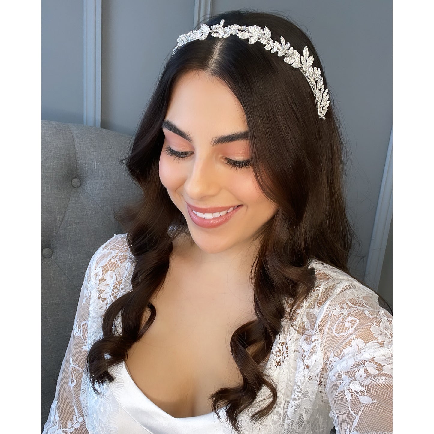 Aija Crystal Bridal Headband Hair Accessories - Headbands,Tiara