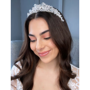 Betsy Bridal Crown Hair Accessories - Tiara & Crown    