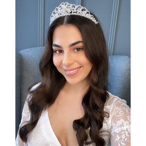 Inessa Crown Hair Accessories - Tiara & Crown    