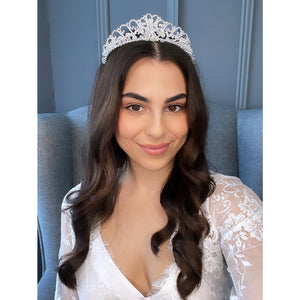 Inessa Crown Hair Accessories - Tiara & Crown    