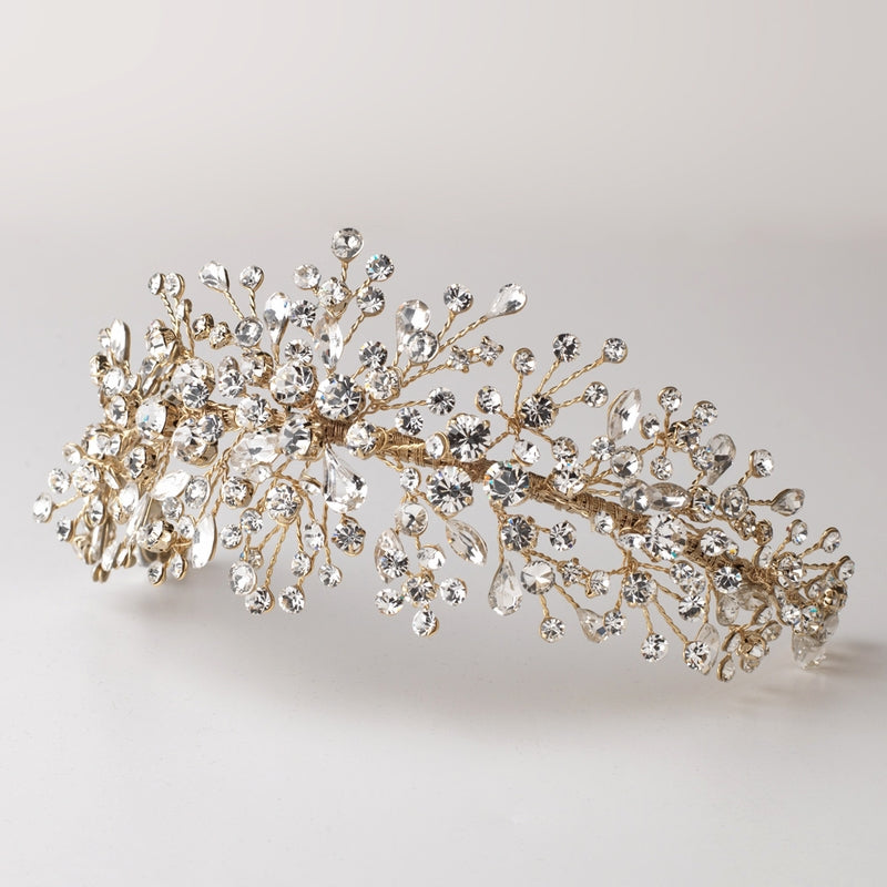 Adesh Crystal Bridal Headpiece Hair Accessories - Headpieces