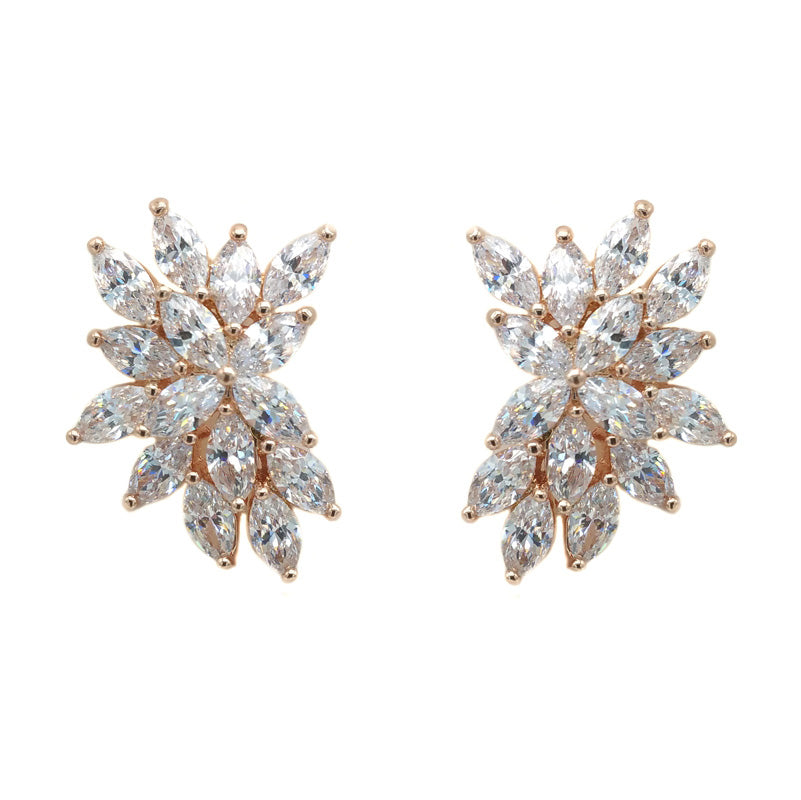 Alivia Bridal Earrings Earrings - Glamour Stud